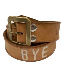 Willow Pants×ROOSTERKING（ウィローパンツ×ルースターキング）の古着「BYE BYE ベルト」｜ベージュ