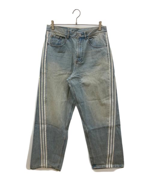 adidas（アディダス）adidas (アディダス) Adileniumシーズン3ルーズフィットデニムパンツ インディゴ サイズ:81㎝（W32） 未使用品の古着・服飾アイテム