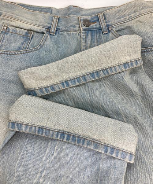 adidas（アディダス）adidas (アディダス) Adileniumシーズン3ルーズフィットデニムパンツ インディゴ サイズ:81㎝（W32） 未使用品の古着・服飾アイテム