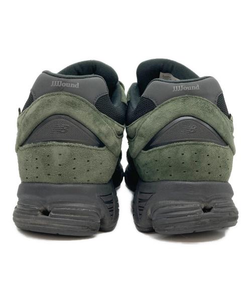 NEW BALANCE（ニューバランス）NEW BALANCE (ニューバランス) JJJJound (ジョウンド) スニーカー グリーン×ブラック サイズ:27の古着・服飾アイテム