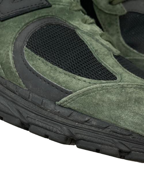 NEW BALANCE（ニューバランス）NEW BALANCE (ニューバランス) JJJJound (ジョウンド) スニーカー グリーン×ブラック サイズ:27の古着・服飾アイテム