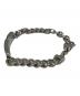 DIESEL (ディーゼル) ロゴスチールブレスレット シルバー：6000円