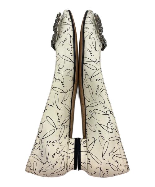 Manolo Blahnik（マノロ ブラニク）Manolo Blahnik (マノロ ブラニク) パンプス ホワイト サイズ:36の古着・服飾アイテム