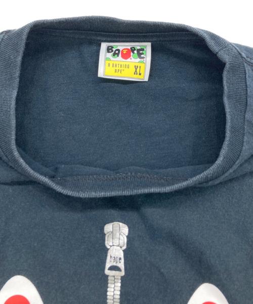 A BATHING APE（アベイシングエイプ）A BATHING APE (アベイシングエイプ) Shark L/S Tee ブラック サイズ:XLの古着・服飾アイテム