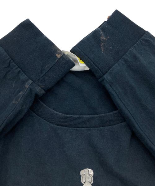 A BATHING APE（アベイシングエイプ）A BATHING APE (アベイシングエイプ) Shark L/S Tee ブラック サイズ:XLの古着・服飾アイテム