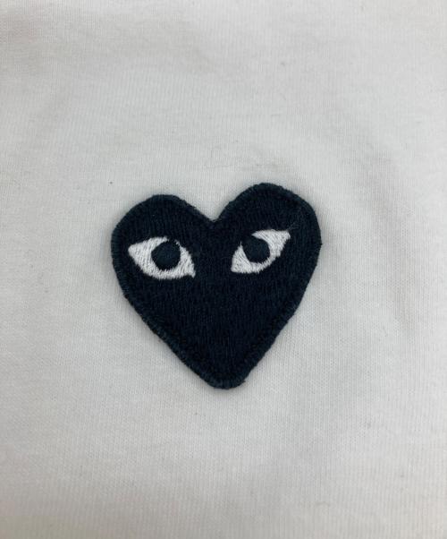 PLAY COMME des GARCONS（プレイコムデギャルソン）PLAY COMME des GARCONS (プレイコムデギャルソン) ハートロゴＴシャツ ホワイト サイズ:Sの古着・服飾アイテム