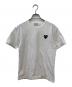 PLAY COMME des GARCONS（プレイコムデギャルソン）の古着「ハートロゴＴシャツ」｜ホワイト
