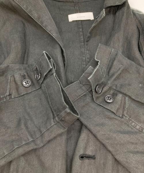 KAGURE（カグレ）KAGURE (カグレ) リネン2Bジャケット グレー サイズ:Freeの古着・服飾アイテム