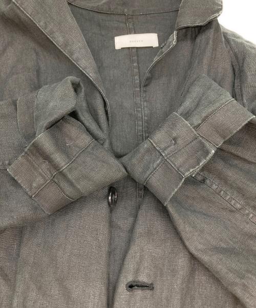 KAGURE（カグレ）KAGURE (カグレ) リネン2Bジャケット グレー サイズ:Freeの古着・服飾アイテム