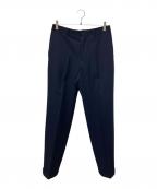 COMME des GARCONS HOMMEコムデギャルソン オム）の古着「ウールスラックス」｜ネイビー