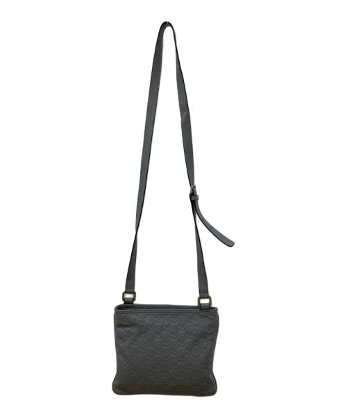 GUCCI（グッチ）GUCCI (グッチ) グッチシマショルダーバッグ ブルーの古着・服飾アイテム