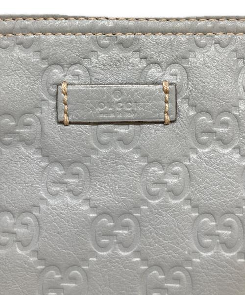GUCCI（グッチ）GUCCI (グッチ) グッチシマショルダーバッグ ブルーの古着・服飾アイテム