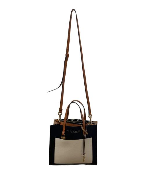 MARC JACOBS（マークジェイコブス）MARC JACOBS (マークジェイコブス) 2WAYショルダーバッグ ベージュ×ブラックの古着・服飾アイテム