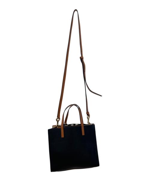 MARC JACOBS（マークジェイコブス）MARC JACOBS (マークジェイコブス) 2WAYショルダーバッグ ベージュ×ブラックの古着・服飾アイテム