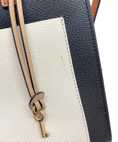 MARC JACOBS（マークジェイコブス）MARC JACOBS (マークジェイコブス) 2WAYショルダーバッグ ベージュ×ブラックの古着・服飾アイテム