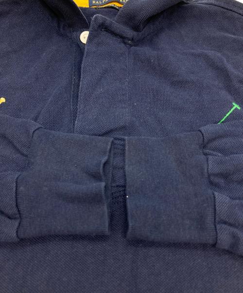 POLO RALPH LAUREN（ポロ・ラルフローレン）POLO RALPH LAUREN (ポロ・ラルフローレン) ビッグポニー刺繍長袖ポロシャツ ネイビー サイズ:Ｍの古着・服飾アイテム