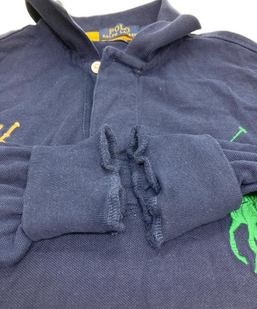POLO RALPH LAUREN（ポロ・ラルフローレン）POLO RALPH LAUREN (ポロ・ラルフローレン) ビッグポニー刺繍長袖ポロシャツ ネイビー サイズ:Ｍの古着・服飾アイテム