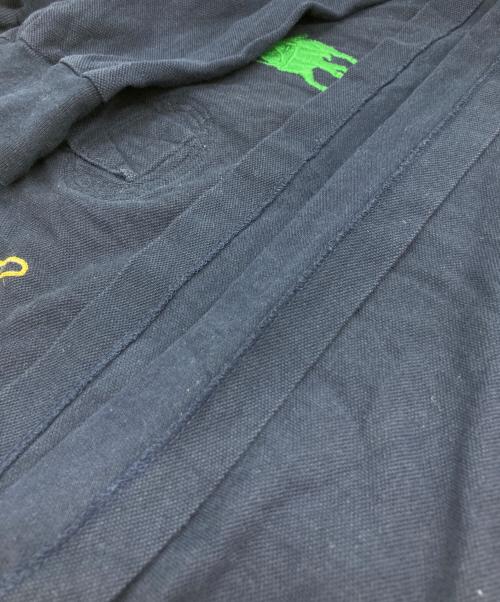 POLO RALPH LAUREN（ポロ・ラルフローレン）POLO RALPH LAUREN (ポロ・ラルフローレン) ビッグポニー刺繍長袖ポロシャツ ネイビー サイズ:Ｍの古着・服飾アイテム