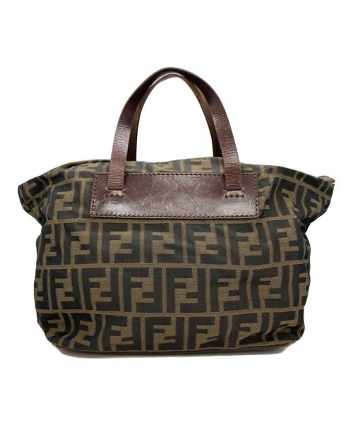 FENDI（フェンディ）FENDI (フェンディ) ズッカ柄ハンドバッグ ベージュの古着・服飾アイテム
