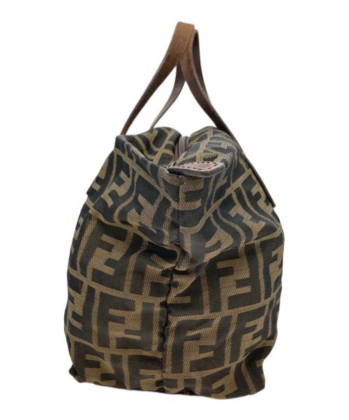 FENDI（フェンディ）FENDI (フェンディ) ズッカ柄ハンドバッグ ベージュの古着・服飾アイテム