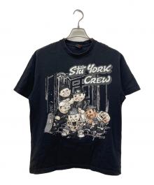 stussy×JOHN POUND（ステューシー）の古着「プリントTシャツ」｜ブラック
