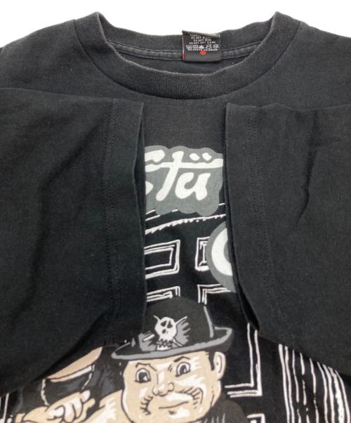 stussy（ステューシー）stussy (ステューシー) JOHN POUND プリントTシャツ ブラック サイズ:Lの古着・服飾アイテム