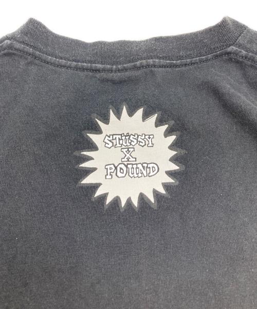 stussy（ステューシー）stussy (ステューシー) JOHN POUND プリントTシャツ ブラック サイズ:Lの古着・服飾アイテム