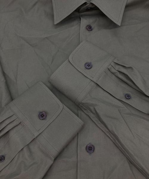 AURALEE（オーラリー）AURALEE (オーラリー) WASHED FINX TWILL SHIRT/ツイルシャツ グリーン サイズ:SIZE 5の古着・服飾アイテム