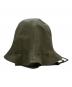Hender Scheme (エンダースキーマ) sheep kinchaku hat/レザーハット グリーン：9000円