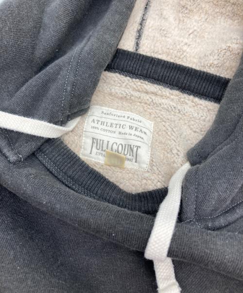 FULLCOUNT（フルカウント）FULLCOUNT (フルカウント) 後付けパーカー ブラック サイズ:Ⅼの古着・服飾アイテム