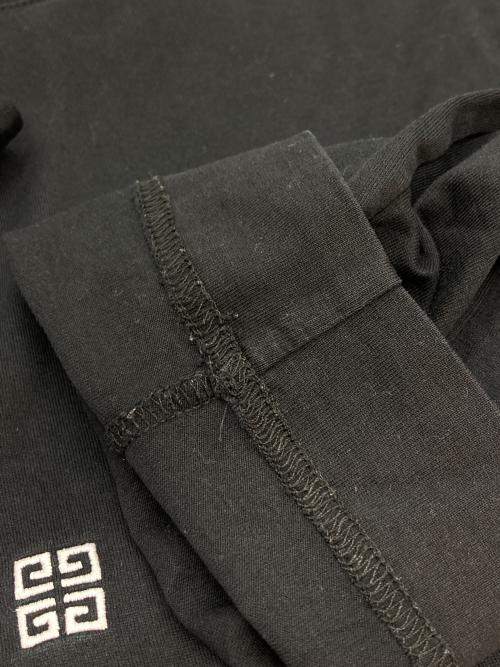 GIVENCHY（ジバンシィ）GIVENCHY (ジバンシィ) ロゴ刺繍レイヤードカットソー/ロングスリーブカットソー ブラック サイズ:Lの古着・服飾アイテム