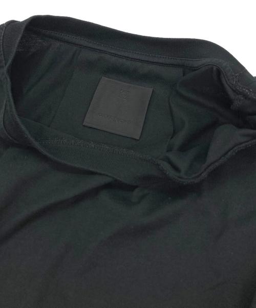 GIVENCHY（ジバンシィ）GIVENCHY (ジバンシィ) ロゴ刺繍レイヤードカットソー/ロングスリーブカットソー ブラック サイズ:Lの古着・服飾アイテム