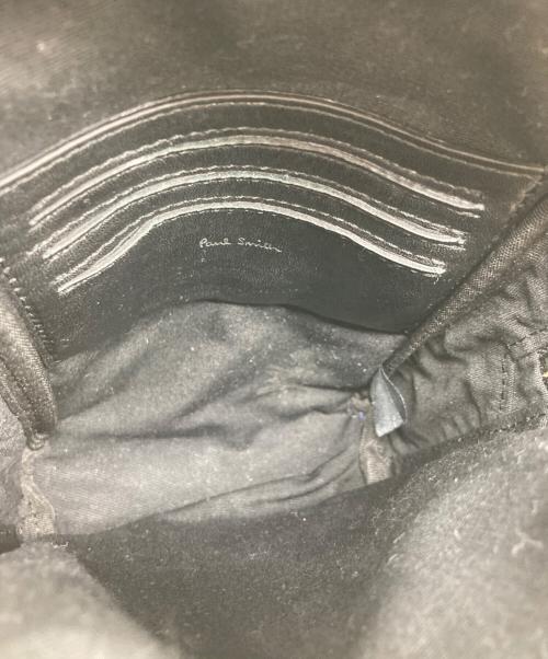 PAUL SMITH（ポールスミス）PAUL SMITH (ポールスミス) スラウチーレザーショルダーバッグ/ボディバッグ ブラックの古着・服飾アイテム