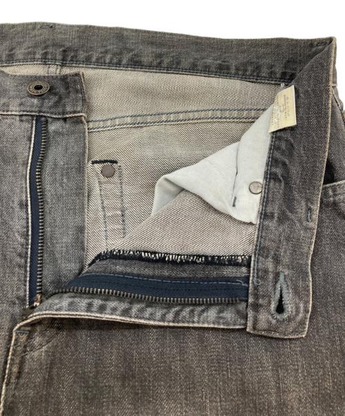 NEIGHBORHOOD（ネイバーフッド）NEIGHBORHOOD (ネイバーフッド) 00’s リペア加工デニムパンツ グレー サイズ:Lの古着・服飾アイテム