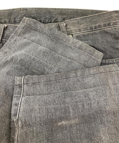 NEIGHBORHOOD（ネイバーフッド）NEIGHBORHOOD (ネイバーフッド) 00’s リペア加工デニムパンツ グレー サイズ:Lの古着・服飾アイテム