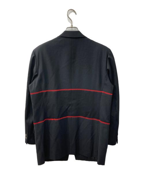 ISSEY MIYAKE（イッセイミヤケ）ISSEY MIYAKE (イッセイミヤケ) ウールテーラードジャケット ブラック サイズ:Mの古着・服飾アイテム