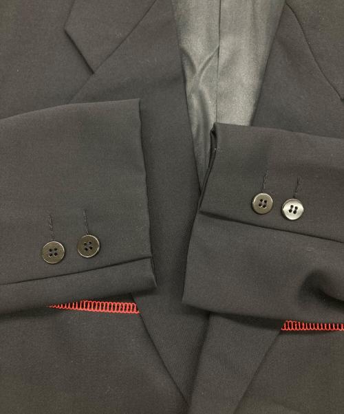 ISSEY MIYAKE（イッセイミヤケ）ISSEY MIYAKE (イッセイミヤケ) ウールテーラードジャケット ブラック サイズ:Mの古着・服飾アイテム