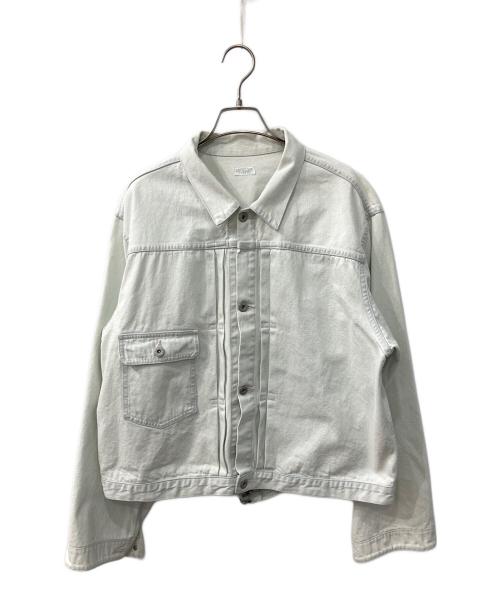 FOUNDOUR（ファウンダ）FOUNDOUR (ファウンダ) DENIM TRACKER JACKET スカイブルー サイズ:48の古着・服飾アイテム
