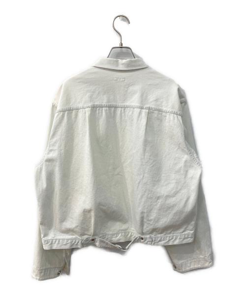 FOUNDOUR（ファウンダ）FOUNDOUR (ファウンダ) DENIM TRACKER JACKET スカイブルー サイズ:48の古着・服飾アイテム