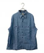 BUZZ RICKSON'Sバズリクソンズ）の古着「BLUE CHAMBRAY WORK SHIRT」｜ブルー