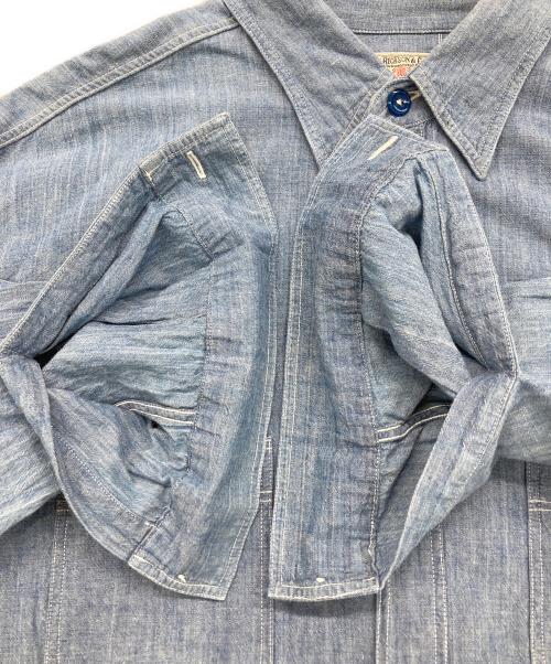 BUZZ RICKSON'S（バズリクソンズ）Buzz Rickson's (バズリクソンズ) BLUE CHAMBRAY WORK SHIRT ブルー サイズ:18-18 1/2の古着・服飾アイテム