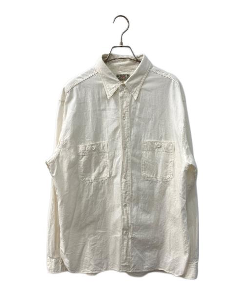 BUZZ RICKSON'S（バズリクソンズ）Buzz Rickson's (バズリクソンズ) WHITE CHAMBRAY WORK SHIRT ホワイト サイズ:18-18 1/2の古着・服飾アイテム