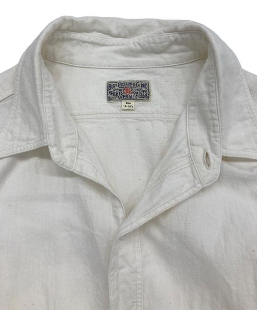 BUZZ RICKSON'S（バズリクソンズ）Buzz Rickson's (バズリクソンズ) WHITE CHAMBRAY WORK SHIRT ホワイト サイズ:18-18 1/2の古着・服飾アイテム