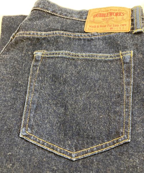 DOUBLE WORKS（ダブルワークス）DOUBLE WORKS (ダブルワークス) 12oz スタンダードストレート デニムパンツ インディゴ サイズ:W36×L29の古着・服飾アイテム