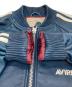 中古・古着 AVIREX (アヴィレックス) レザートラックジャケット ブルー サイズ:XL：18000円