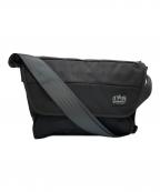 Manhattan Portage BLACK LABELマンハッタンポーテージ ブラックレーベル）の古着「THE MET MESSENGER BAG」｜ブラック