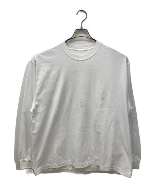 ENNOY（エンノイ）ENNOY (エンノイ) ロングスリーブプレーンカットソー ホワイト サイズ:Lの古着・服飾アイテム