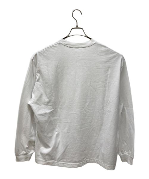 ENNOY（エンノイ）ENNOY (エンノイ) ロングスリーブプレーンカットソー ホワイト サイズ:Lの古着・服飾アイテム