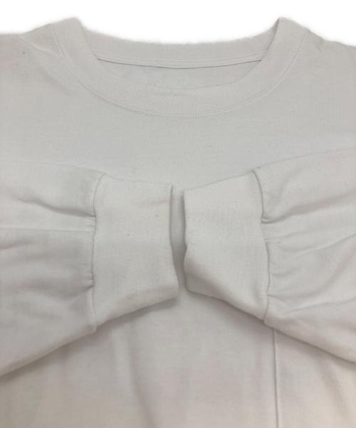 ENNOY（エンノイ）ENNOY (エンノイ) ロングスリーブポケットカットソー ホワイト サイズ:Lの古着・服飾アイテム