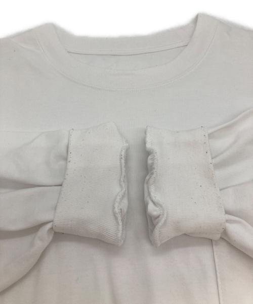 ENNOY（エンノイ）ENNOY (エンノイ) ロングスリーブポケットカットソー ホワイト サイズ:Lの古着・服飾アイテム